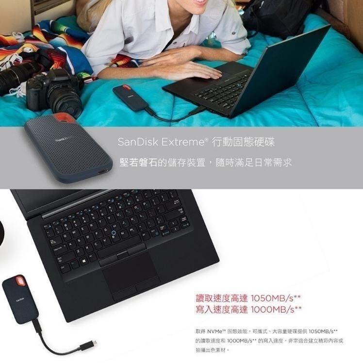 SanDisk E61 Extreme Portable 1TB 2TB 4TB 行動固態硬碟 外接式 SSD 光華商場-細節圖4