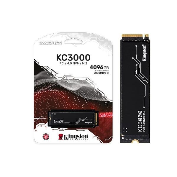 【支援PS5】Kingston 金士頓 KC3000 4TB M.2 SSD SKC3000D/4096G Gen4-細節圖2