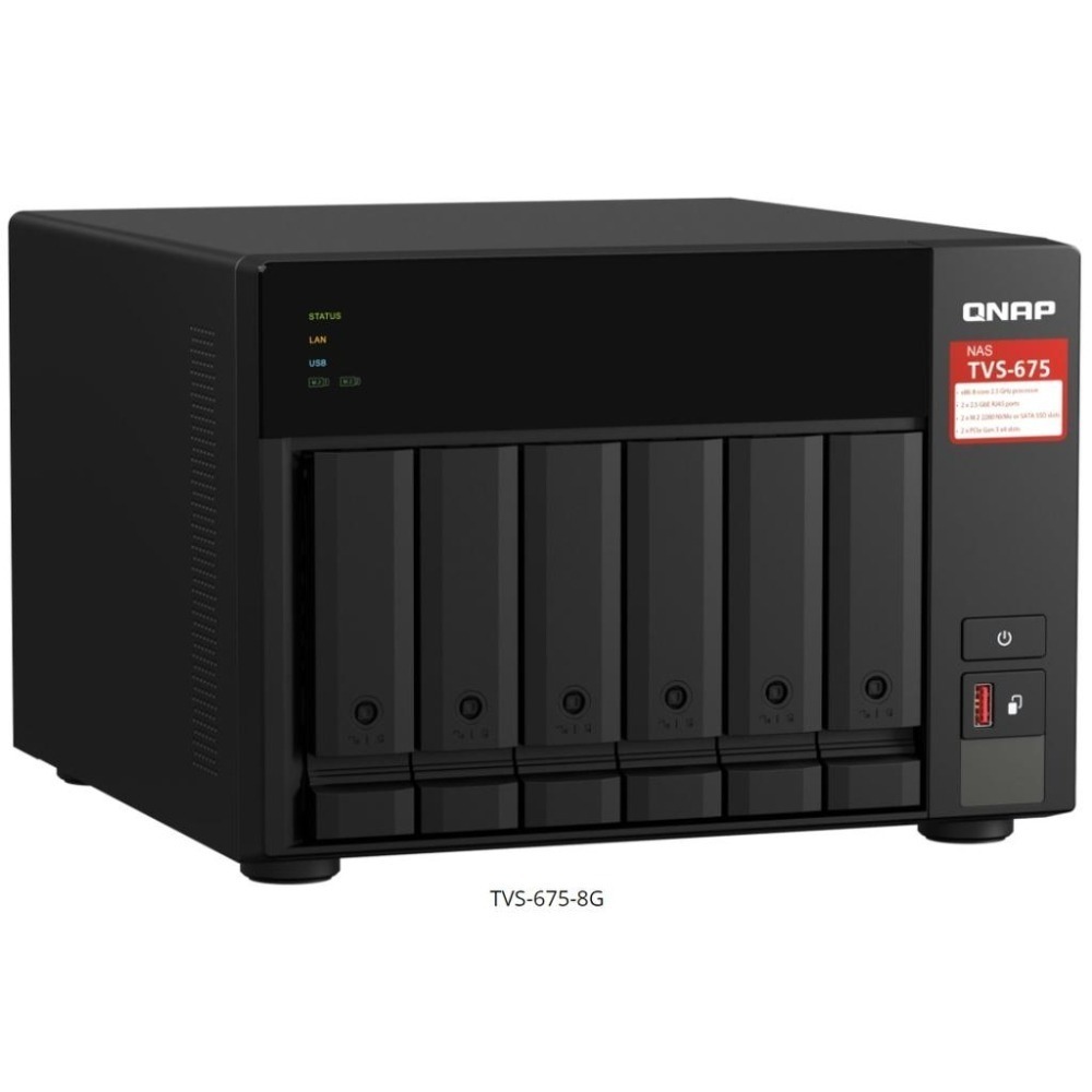 【免運直送】QNAP 威聯通 TVS-675-8G 6Bay NAS 網路儲存伺服器  公司貨 光華商場-細節圖4