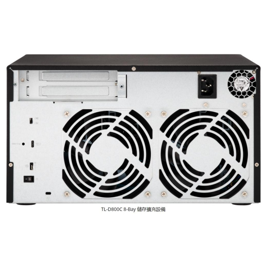 【免運直送】QNAP 威聯通 TL-D800C 8Bay 桌上型 Type-C 儲存擴充設備 公司貨 光華商場-細節圖4