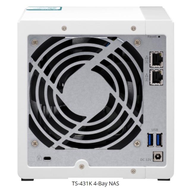 【免運直送】QNAP 威聯通 TS-431K 4-Bay NAS 網路儲存 伺服器 公司貨 光華商場 四核心-細節圖4
