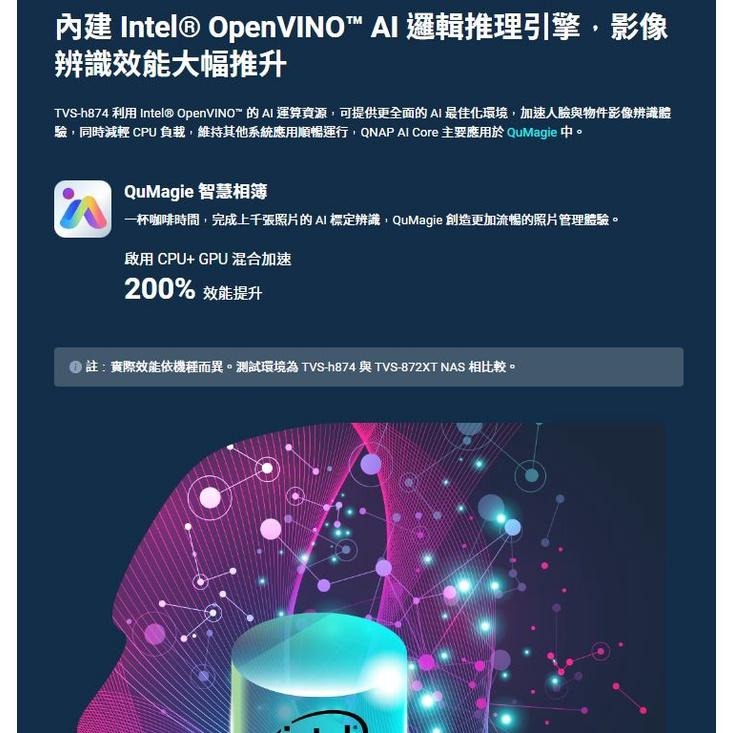 QNAP 威聯通 TVS-H874-I5-32G NAS 網路儲存伺服器 光華商場-細節圖8