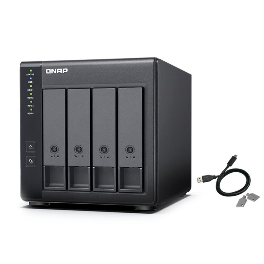 【免運直送】QNAP 威聯通 TR-004 4-bay USB 3.2 Gen 1 RAID 磁碟陣列外接盒 光華商場-細節圖2