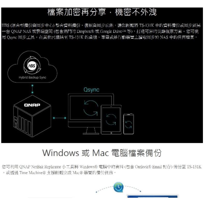 【免運直送】 QNAP 威聯通 TS-131K 1-Bay NAS 網路儲存伺服器 公司貨 光華商場-細節圖5