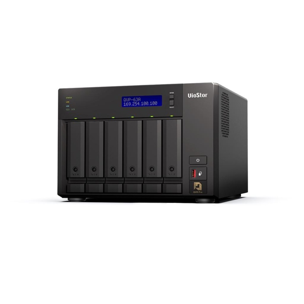 QNAP QVP-63A  6-bay NAS 網路伺服器 安全監控 不含硬碟 光華商場-細節圖2