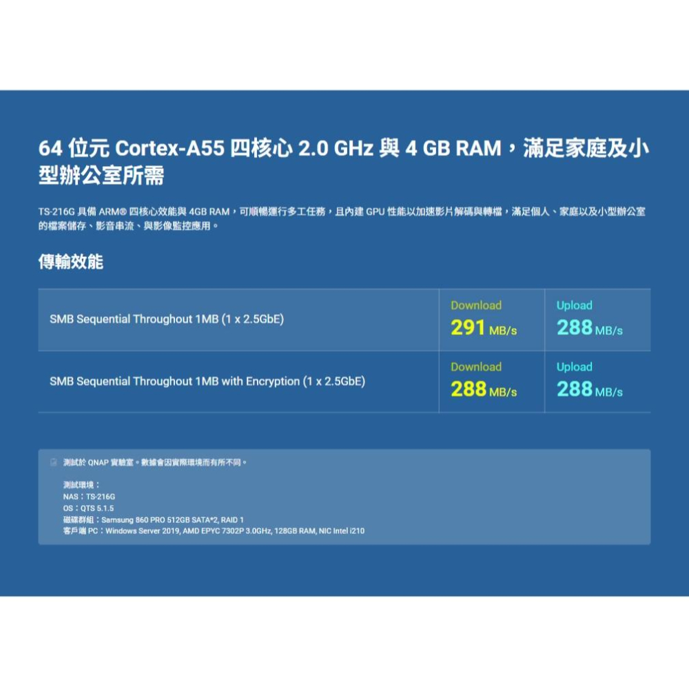 QNAP 威聯通 TS-216G－2-Bay NAS 網路儲存伺服器 2.5 GbE NAS系統 雲端硬碟 光華-細節圖5