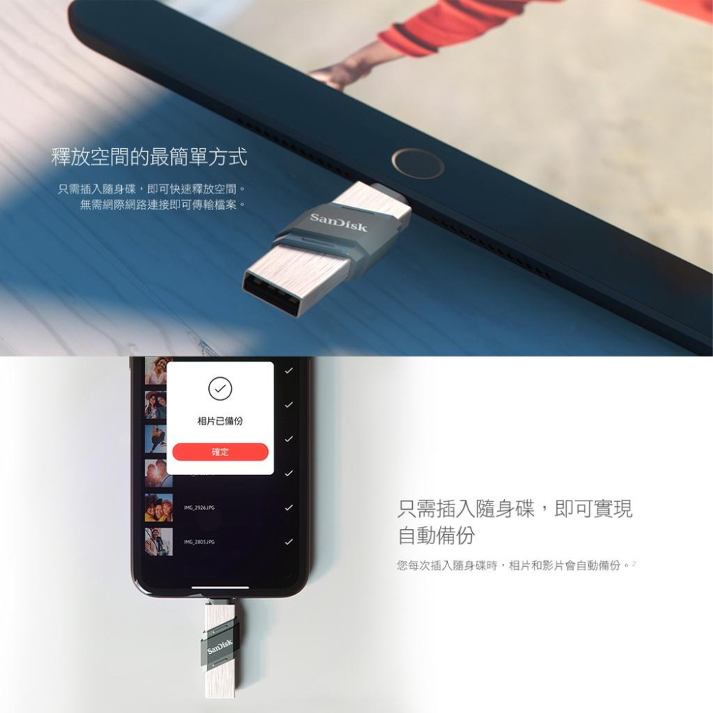 SanDisk iXpand Flash Drive Flip 90N 64G/128G/256G 翻轉隨身碟 光華商場-細節圖5