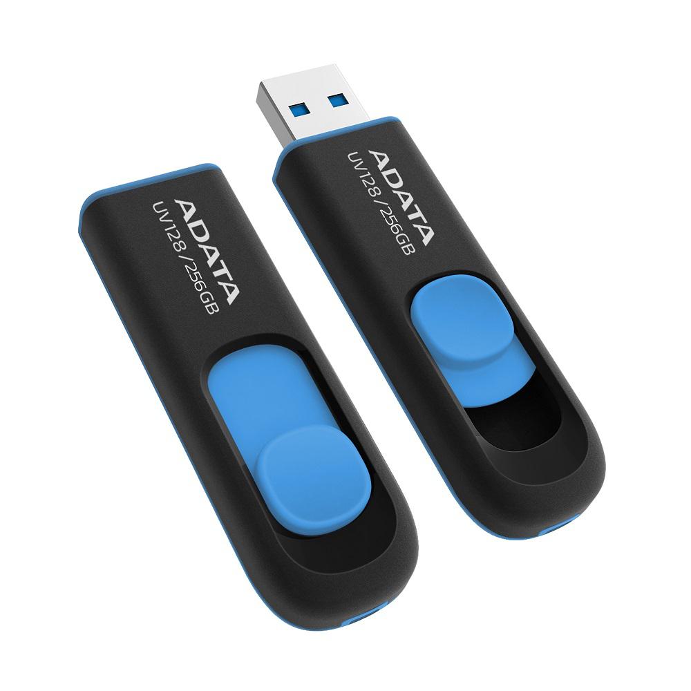 ADATA 威剛 UV128 256GB 256G 黑藍 藍 隨身碟 USB3.2 滑蓋式 光華商場-細節圖2
