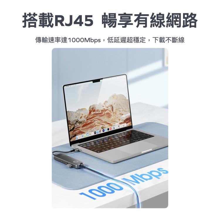 Momax ONELINK USB-C 8合1 多功能轉接器 Type-C USB HUB 集線器 HDMI 4K 光華-細節圖8
