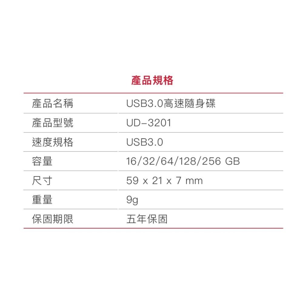 GIGASTONE UD-3201 32G/128G/256G USB3.0 USB隨身碟 隨身碟 USB 3.0 光華-細節圖8