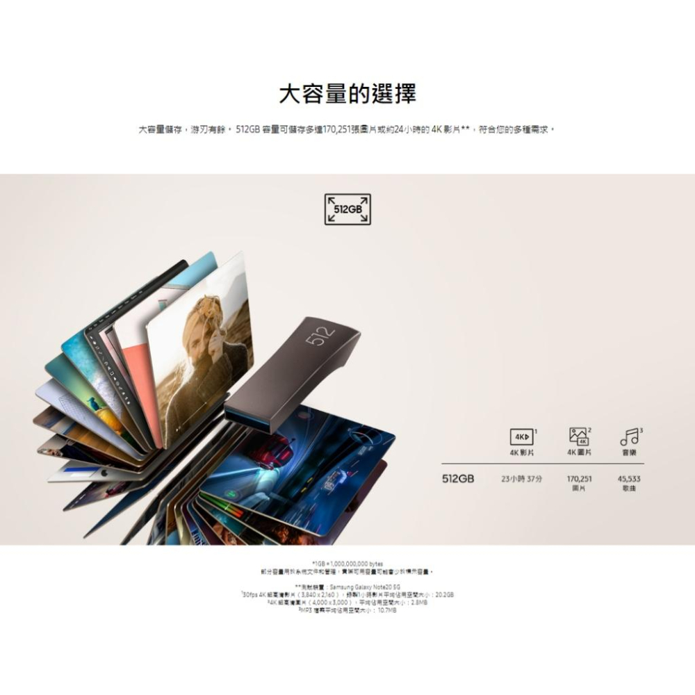 SAMSUNG 三星 BAR Plus USB3.2 512GB 隨身碟 USB-A 512G 光華商場-細節圖4