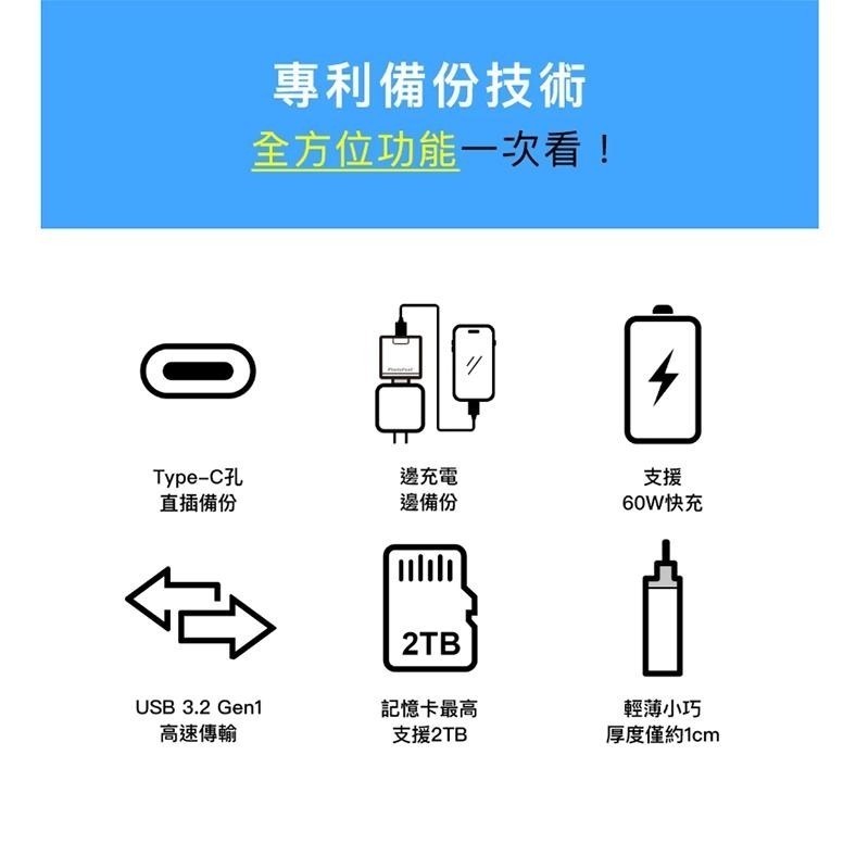 Photofast PhotoCube Slim 二代 備份方塊 備份豆腐頭 手機備份 IOS Android 光華商場-細節圖7