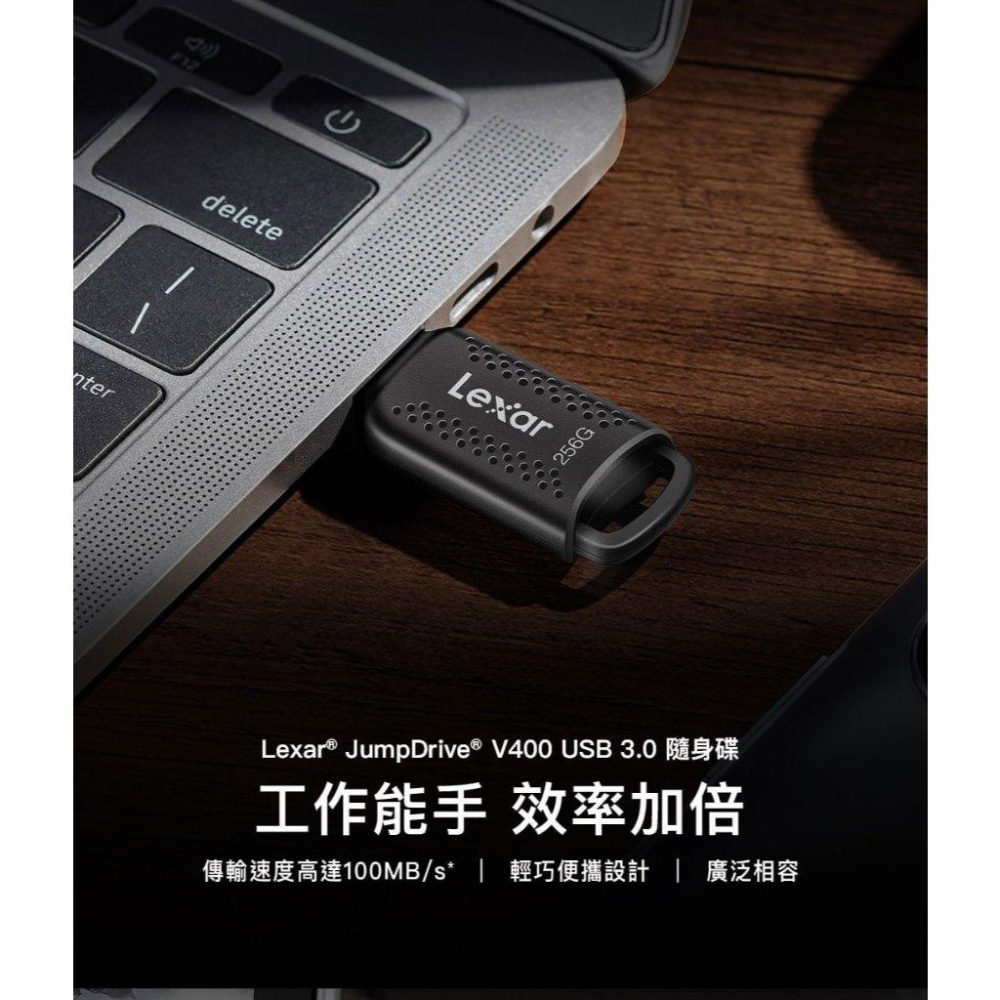 Lexar 雷克沙 JumpDrive V400－32G／64G／128G USB 隨身碟 光華商場 公司貨-細節圖3