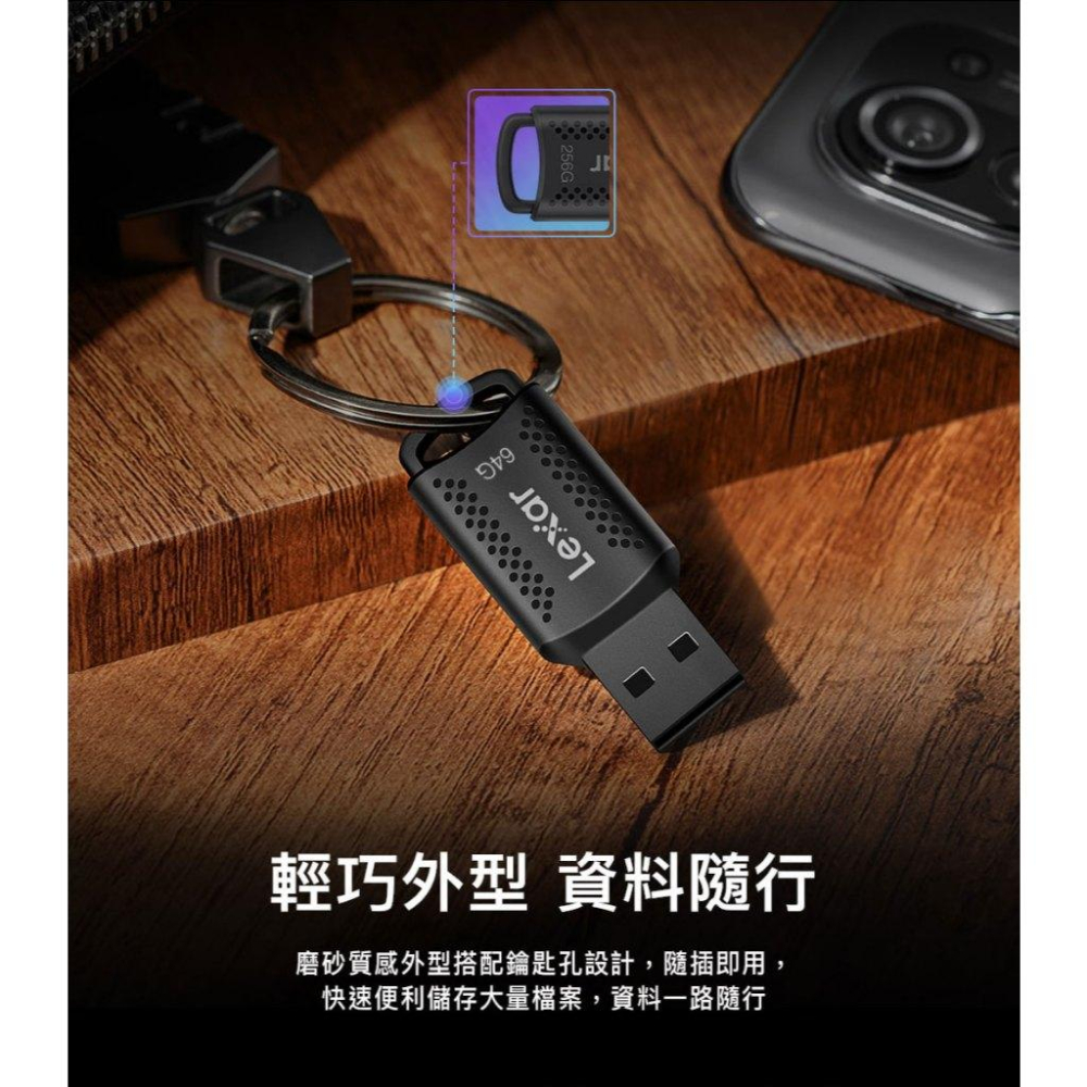 Lexar 雷克沙 JumpDrive V400－32G／64G／128G USB 隨身碟 光華商場 公司貨-細節圖5