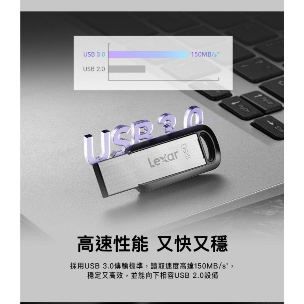 Lexar 雷克沙 JumpDrive M400－64G／128G USB 隨身碟 光華商場 公司貨-細節圖4