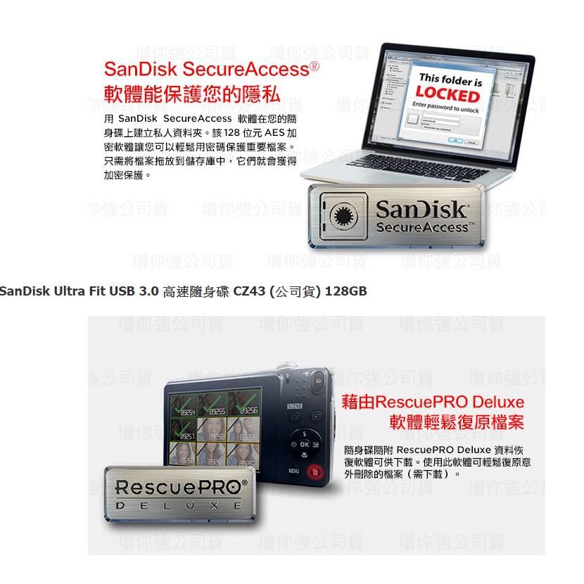 SanDisk CZ430 Ultra Fit 16G/32G/64G/128G USB3.2 隨身碟 光華商場-細節圖4