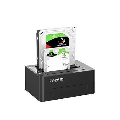 CyberSLIM S2U31 2.5吋 3.5吋 雙層硬碟外接盒 Type-c 硬碟外接盒 type-c 對拷機-細節圖2