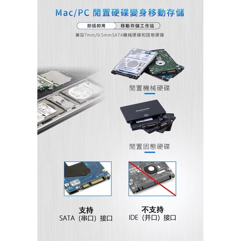 CyberSLIM 大衛肯尼 B25U31 2.5吋SATA硬碟外接盒 Type-C 鋁殼 硬碟盒 電腦外接 光華商場-細節圖7