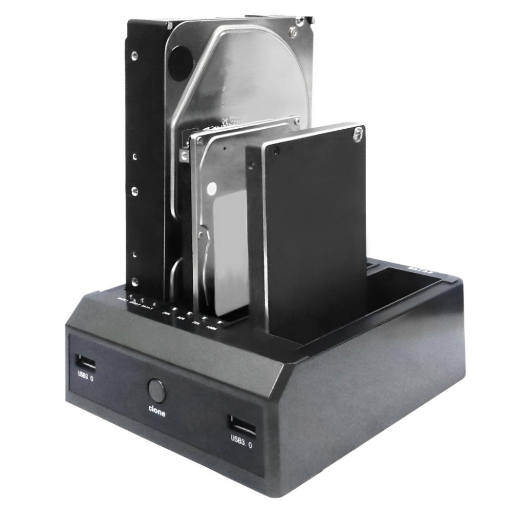 伽利略 RHU07 2.5/3.5＂吋 3插槽 SATA 硬碟拷貝機 硬碟座 USB3.0 Gen1 光華商場-細節圖2
