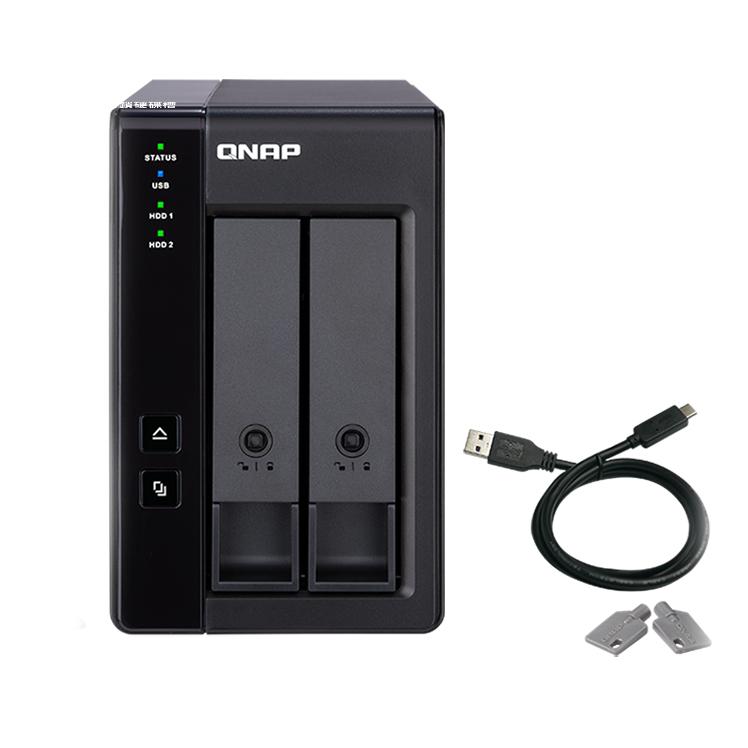 【免運直送】QNAP 威聯通 TR-002 2-bay USB 3.1 RAID磁碟陣列外接盒 公司貨 光華商場-細節圖2