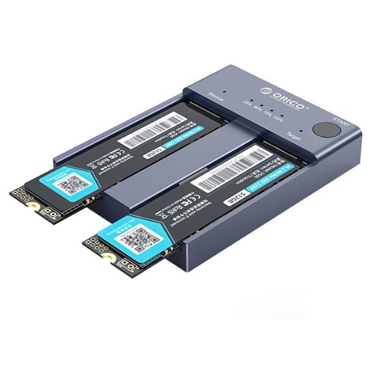 ORICO 奧睿科 M.2 NVMe 雙盤拷貝底座 雙硬碟 硬碟拷貝 M2P2-C3-C-GY-BP 光華商場-細節圖2