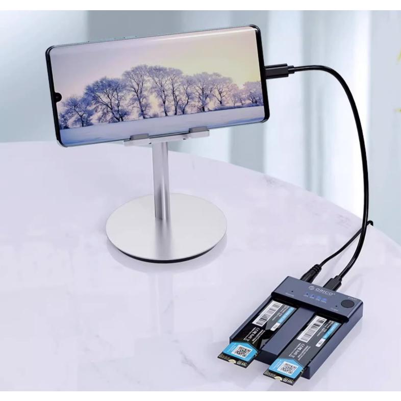 ORICO 奧睿科 M.2 NVMe 雙盤拷貝底座 雙硬碟 硬碟拷貝 M2P2-C3-C-GY-BP 光華商場-細節圖7