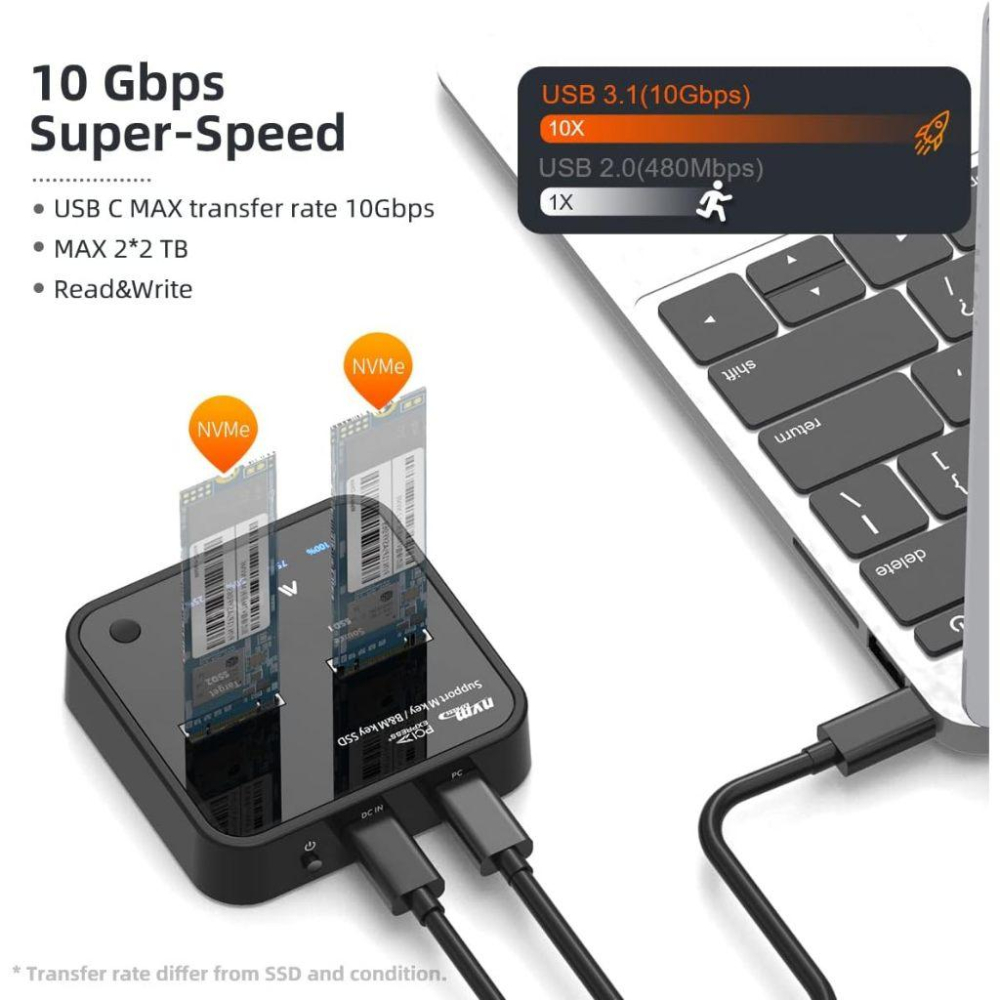 MAIWO KSY K3016P M.2 NVMe 雙座對拷機 硬碟拷貝 硬碟擴充座 硬碟擴充 光華商場-細節圖4