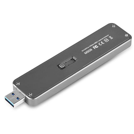 SilverStone 銀欣 MS09 M.2 硬碟外接盒 SSD 外接盒 2280／2260 外接盒 光華-細節圖4