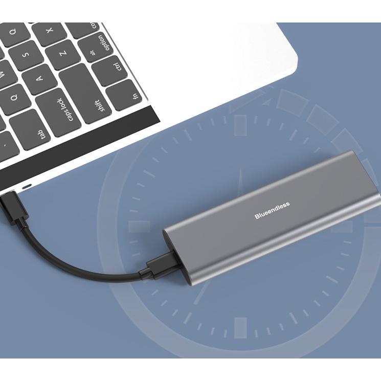【現貨】鋁合金 M.2 NVME SSD type C PCIE 固態硬碟外接盒 M2802N 雙協議 SATA-細節圖6