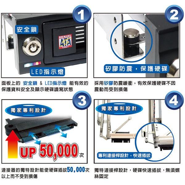 【現貨】伽利略 MRA201 3.5吋硬碟 抽取式硬碟盒 MRA 201 3.5吋 SATAII  35A-U2S-細節圖3