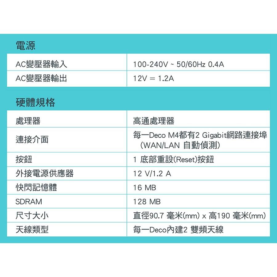 【現貨免運】TP-Link Deco M4 AC1200 完整家庭 Mesh Wi-Fi 路由器 分享器 公司貨-細節圖7