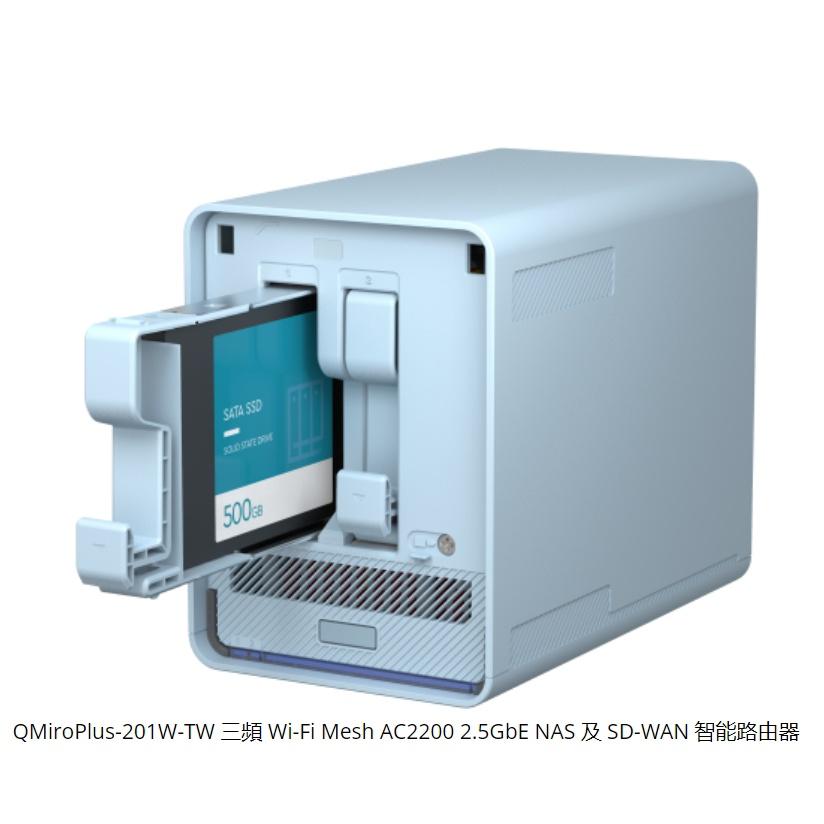 【免運直送】QNAP 威聯通 QMiroPlus 201W 三頻 AC2200 Mesh 路由器 公司貨 光華商場-細節圖3