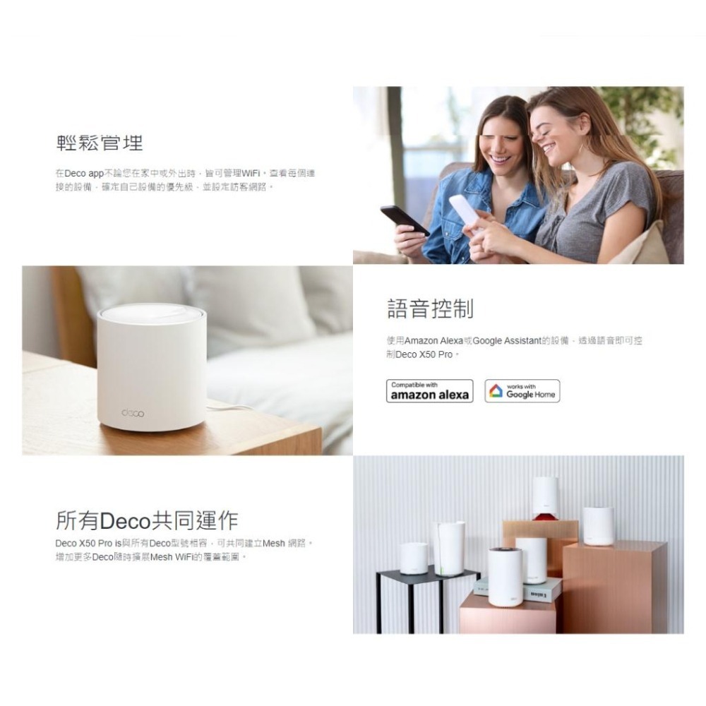 TP-LINK Deco X50 Pro AX3000 完整家庭 Mesh WiFi 6系統 分享器 路由器 光華商場-細節圖7