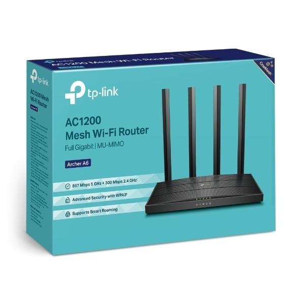 【限量100】TP-Link Archer A6 AC1200 無線 MU-MIMO Gigabit 路由器 分享器-細節圖2
