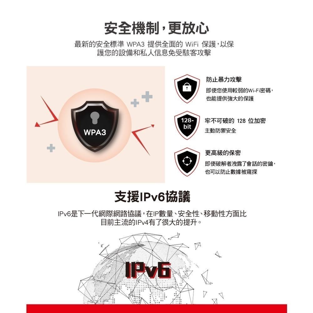 現貨 Mercusys 水星網路 MR80X AX3000 Gigabit 雙頻 WiFi 6 無線網路路由器 光華商場-細節圖7