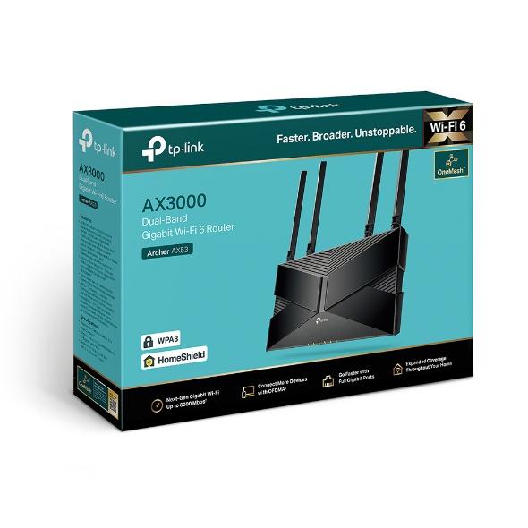 【免運直送】TP-Link Archer AX53 AX3000 Gigabit 雙頻 Mesh WiFi 6 分享器-細節圖3