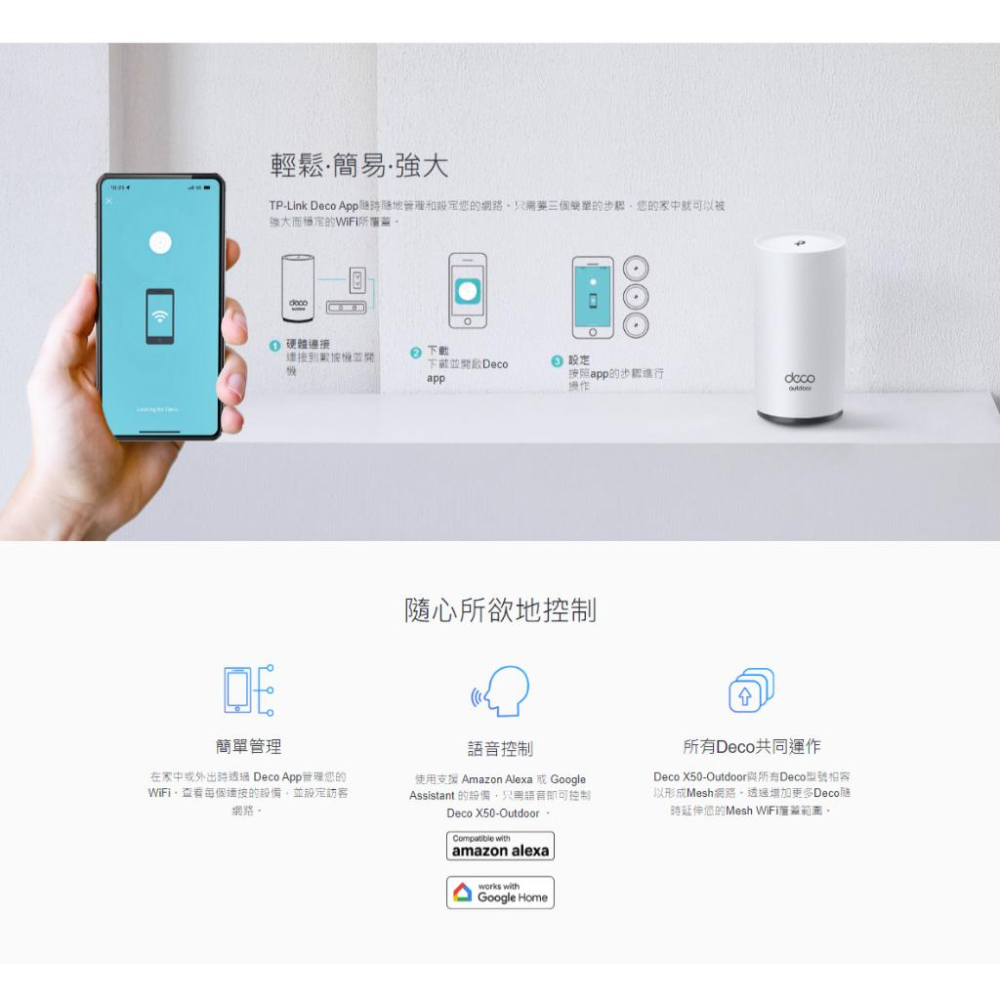 TP-LINK Deco X50-Outdoor AX3000 戶外完整家庭 Mesh WiFi 分享器 光華商場-細節圖8