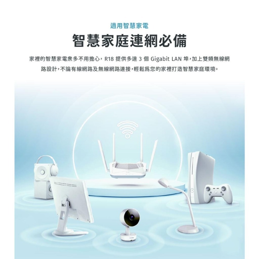 D-Link 友訊 R18 AX1800 EAGLE PRO AI 網路分享器 WIFI分享 雙頻 無線路由器 光華商場-細節圖3