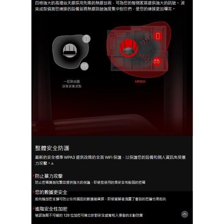 Mercusys 水星 MR60X AX1500 WiFi6 路由器 網路分享器 WiFi分享 雙頻 光華商場 公司貨-細節圖5