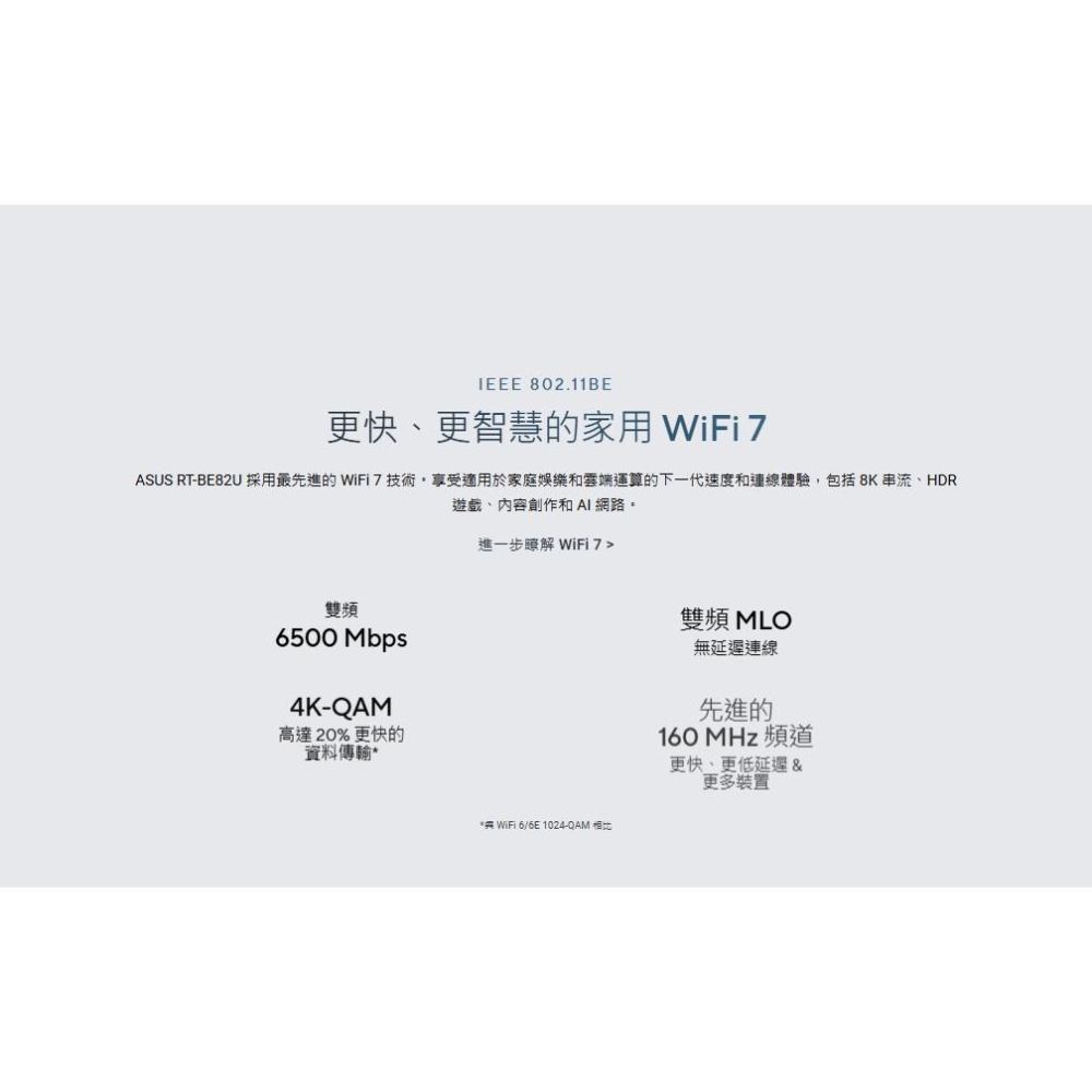 ASUS 華碩 RT-BE82U 雙頻 WiFi 7 無線路由器 路由器 分享器 無線分享器 2.5GbE 光華-細節圖4
