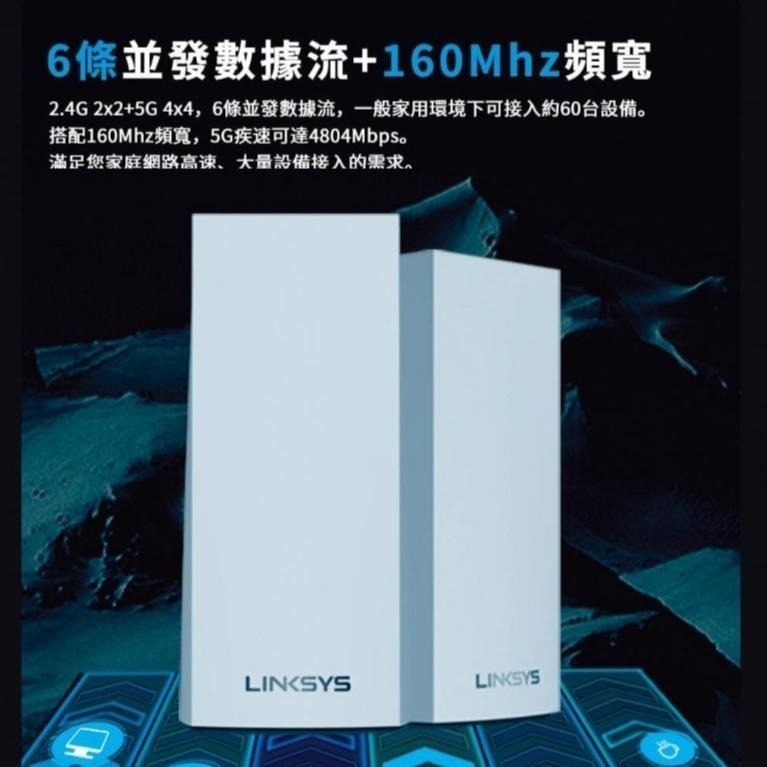 Linksys Atlas Pro 6 雙頻網狀 WiFi 6 路由器 AX5400 MX5500系列 分享器 光華商場-細節圖3