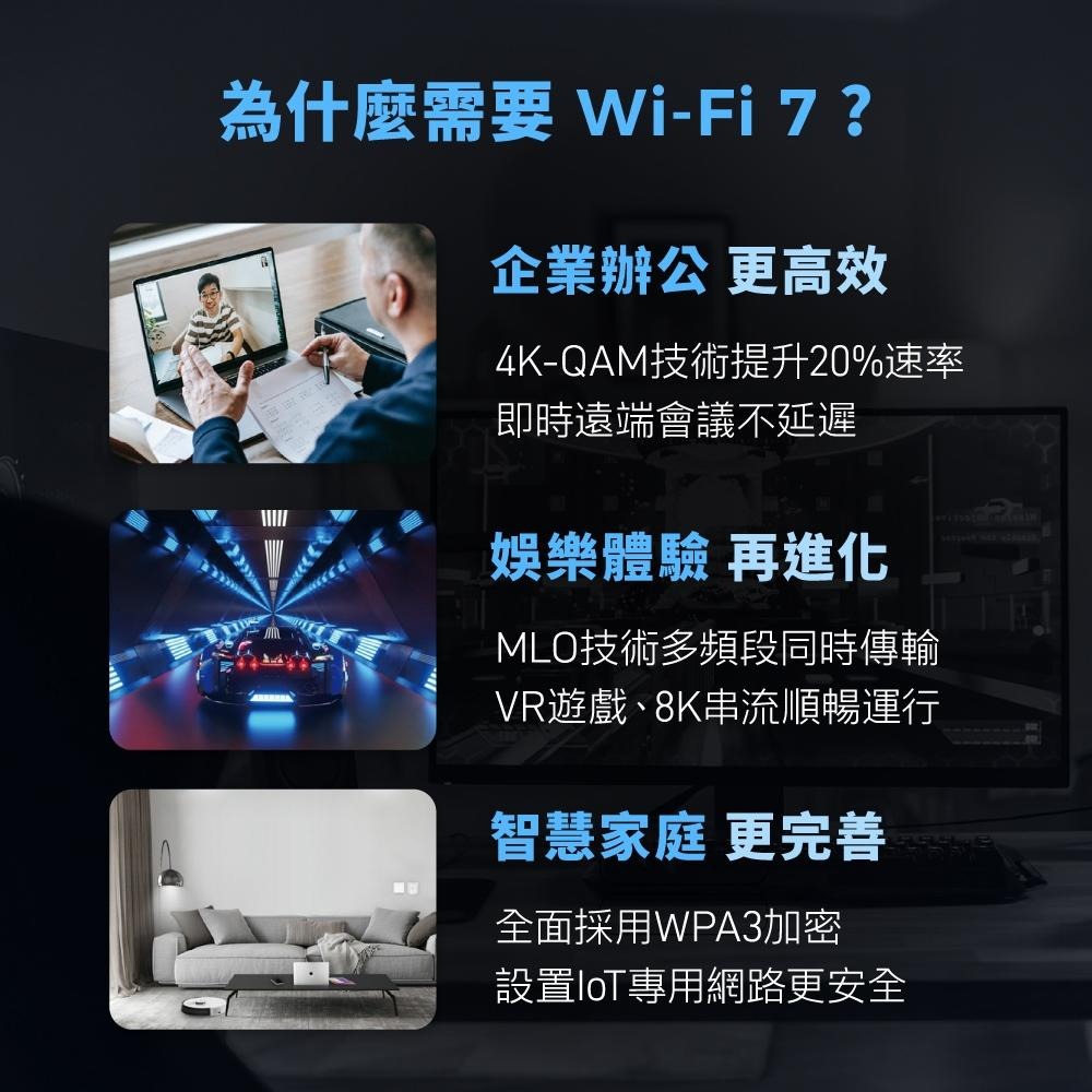 tp-link Archer BE220－BE3600 雙頻 Wi-Fi 7 路由器 無線路由器 WiFi 分享器 光華-細節圖8