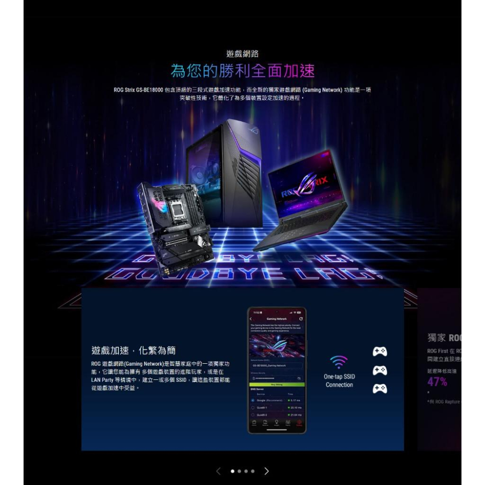 ASUS 華碩 ROG GS-BE18000 三頻 WiFi 7 電競路由器 無線路由器 路由器 分享器 光華商場-細節圖8