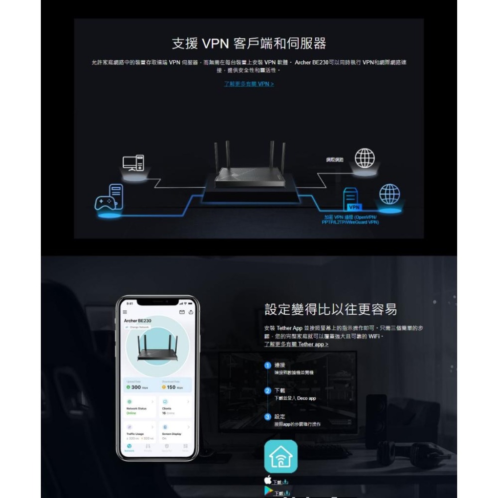 【WiFi 7】TP-link Archer BE230 BE3600 雙頻 Wi-Fi 7 路由器 分享器 光華商場-細節圖8