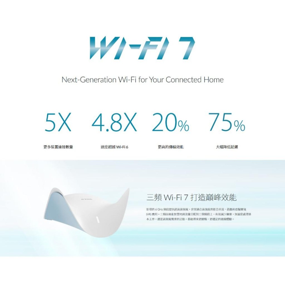 【台灣製造】D-Link 友訊 M95 BE9500 Wi-Fi 7 無線MESH 路由器 分享器 光華商場-細節圖4