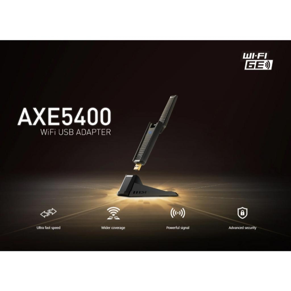 MSI 微星 AXE5400 WiFi USB Adapter USB 無線網卡 USB網卡 網卡 網路卡 光華商場-細節圖3