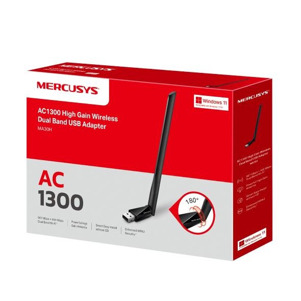 MERCUSYS 水星 MA30H AC1300 高增益無線雙頻 USB 網卡 無線網卡 wifi接收器 光華商場-細節圖3