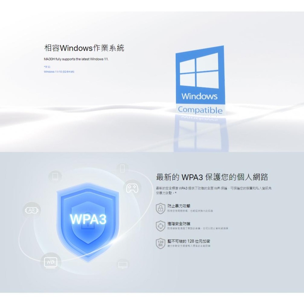MERCUSYS 水星 MA30H AC1300 高增益無線雙頻 USB 網卡 無線網卡 wifi接收器 光華商場-細節圖7
