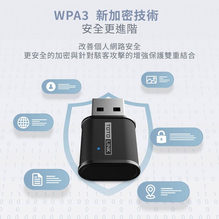 TOTOLINK X900USM－AX900 Wi-Fi 6 USB迷你無線網卡 USB網卡 無線網卡 WIFI網卡-細節圖7