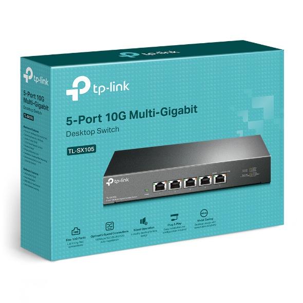 限量優惠【免運直出】TP-LINK TL-SX105 5 埠 10G 桌上型交換器 公司貨 光華商場-細節圖2